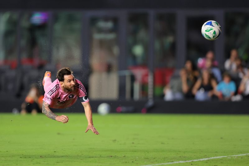 Messi strikes twice as Miami wins MLS playoffs opener