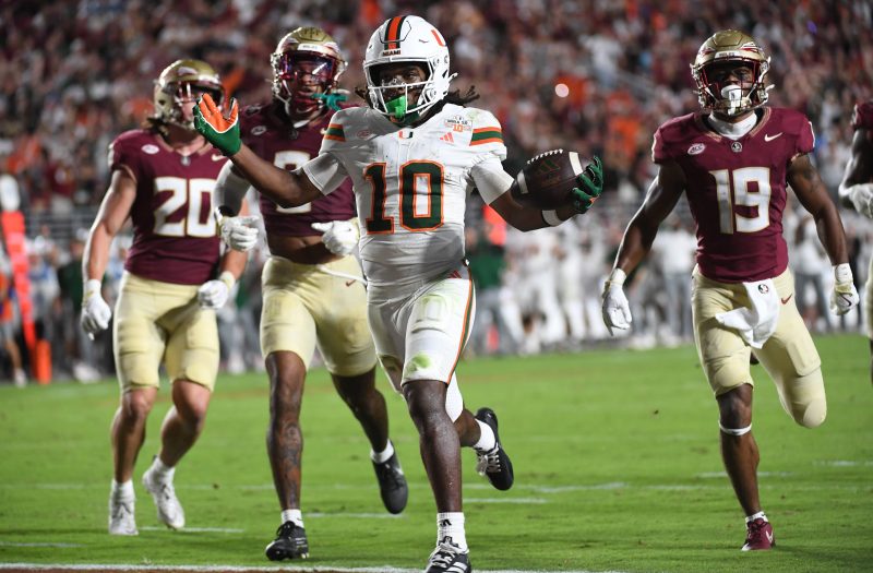 Miami, Ole Miss lead CFP rankings winners and losers