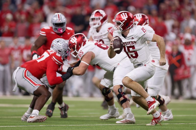 Indiana beats Ohio State for first time since 1988, will enter CFP as top seed