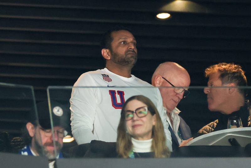 FBI’s Kash Patel celebrates with USA men’s hockey team after gold medal win